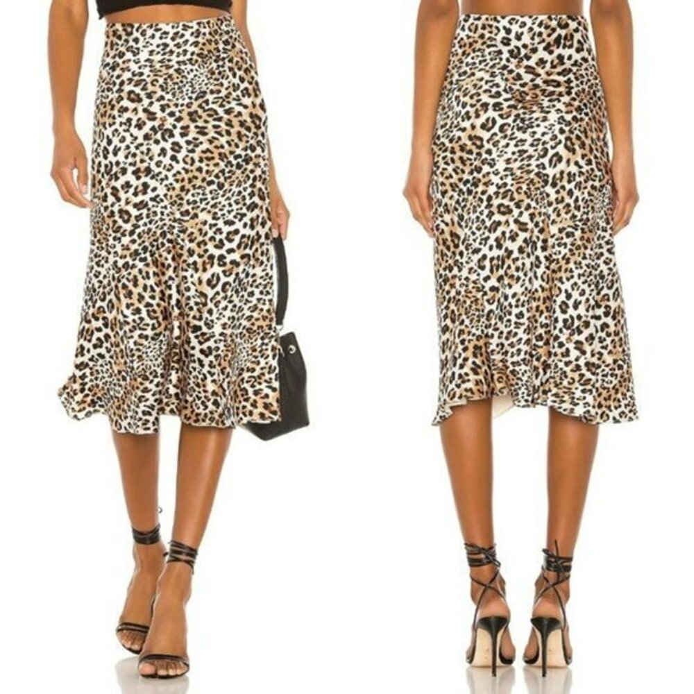 MAJORELLE Kara Skirt - Leopard